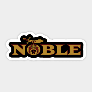 NOBLE Sticker